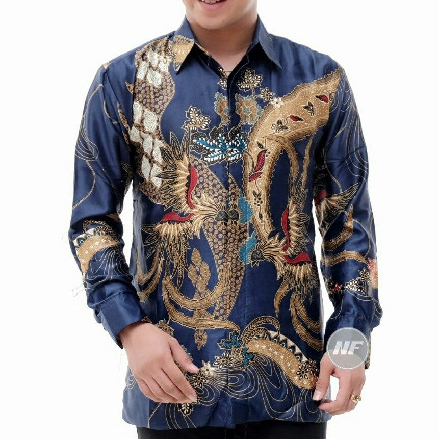 Beschikbaar Soeverein Gevoelig Mode Heren Batik Overhemd Zijde Premium | Batik Shirt