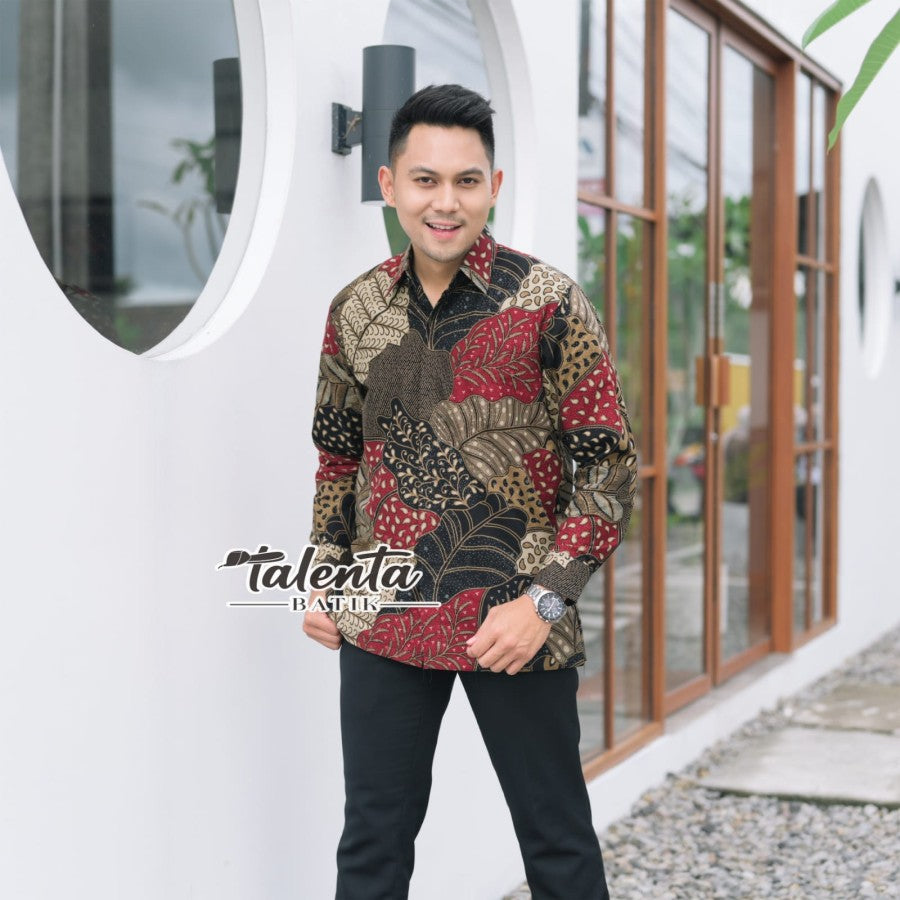 Men\'s Exclusive Long Shirt Sleeve Batik Batik Shirt 